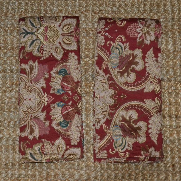 Ralph Lauren Bedding 2 Ralph Lauren Jardiniere Red Gold Green Blue Standard Pillow Shams Usa